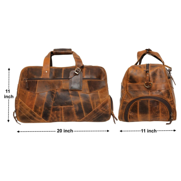 Timeless Travel Leather Duffel - Image 5