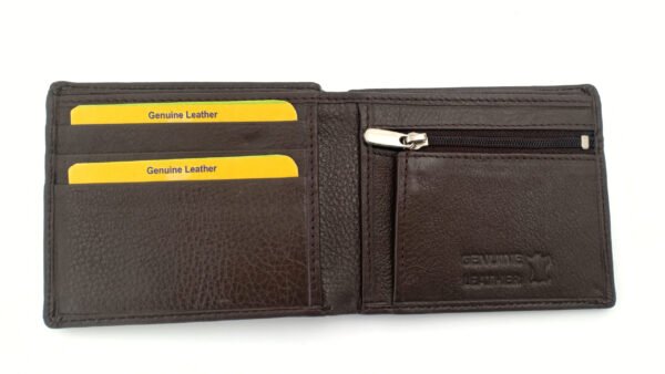 Brown Genuine Leather Wallet - Image 3