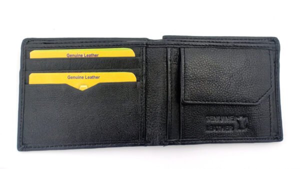 Black Genuine Leather Wallet - Image 3