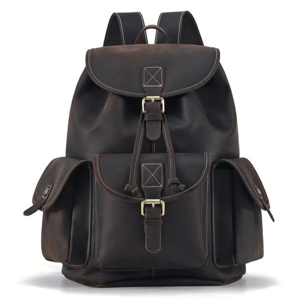 Urban Nomad Leather Backpack - Image 12