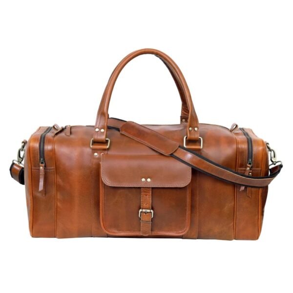 Bold Statement Leather Duffel