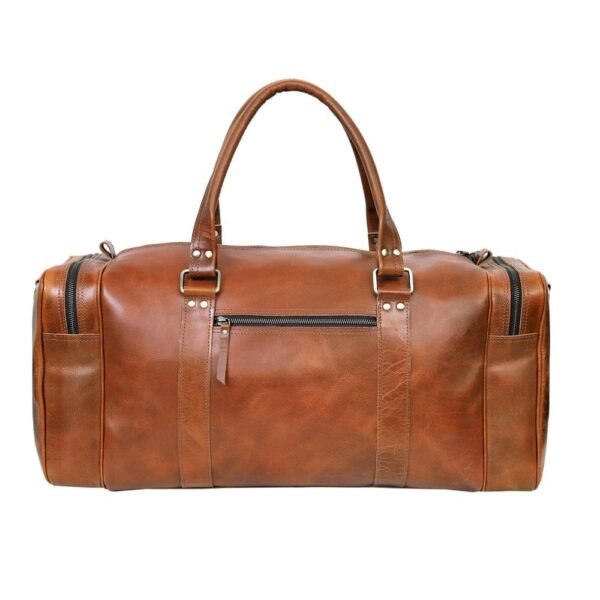 Bold Statement Leather Duffel - Image 2