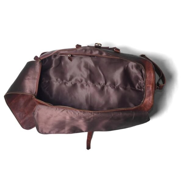 Minimalist Premium Leather Weekender - Image 4