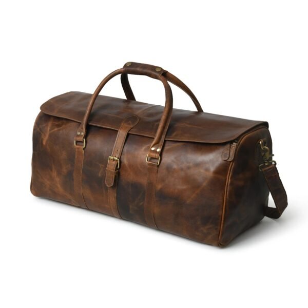 Minimalist Premium Leather Weekender