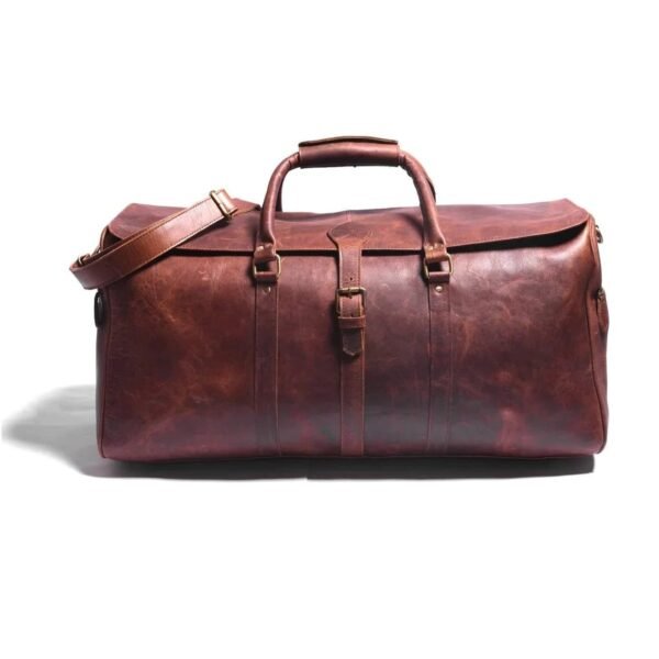 Minimalist Premium Leather Weekender - Image 2