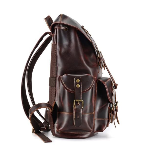 Masterpiece Heritage Leather Backpack - Image 9